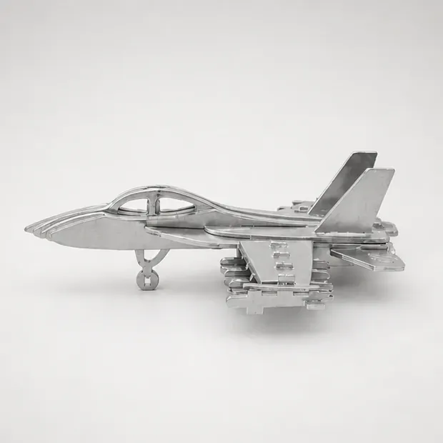Side-profile studio visual of the fighter object