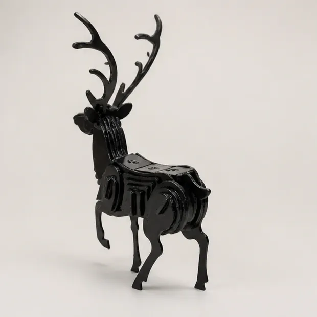 Rear three-quarter studio visual of the layered stag